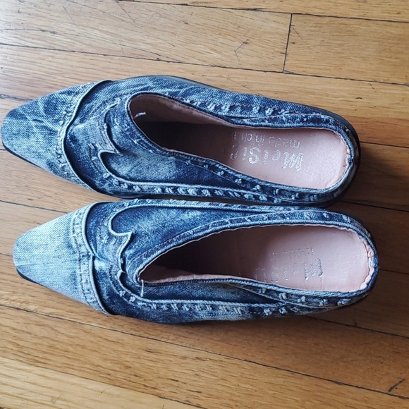 MeisileHeels Summer Breathable Casual Slippers Fashion Women Beach Denim Slip On - Picture 3 of 8